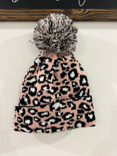 Load image into Gallery viewer, Pink Cheetah Beanie
