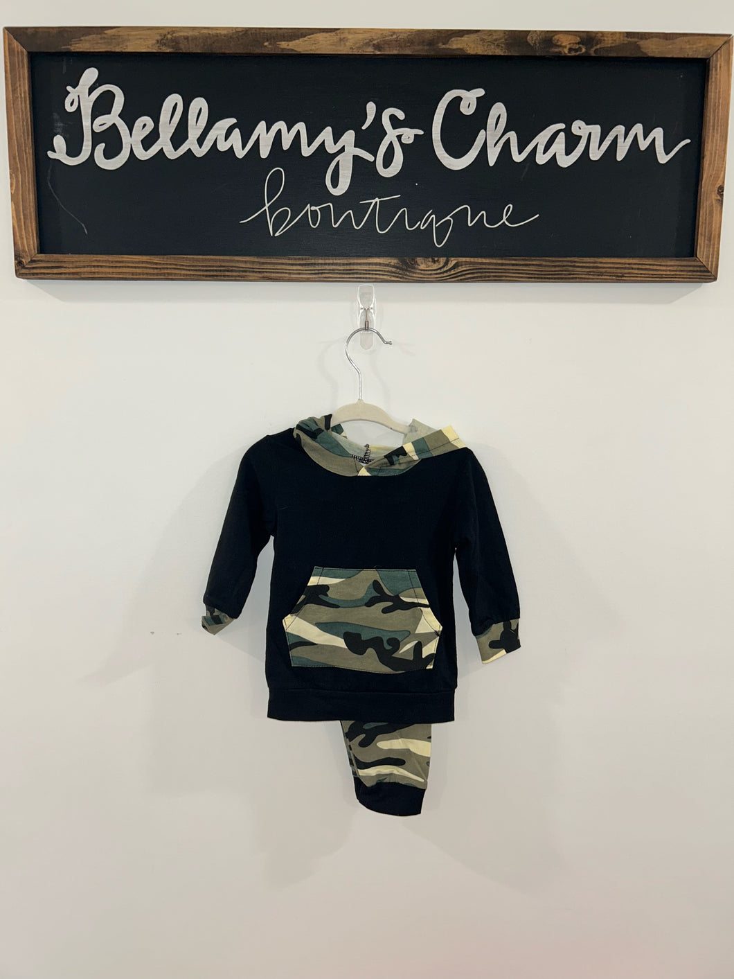 Camo Hoodie Set