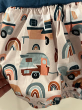 Load image into Gallery viewer, Ruffled Camper Onesie
