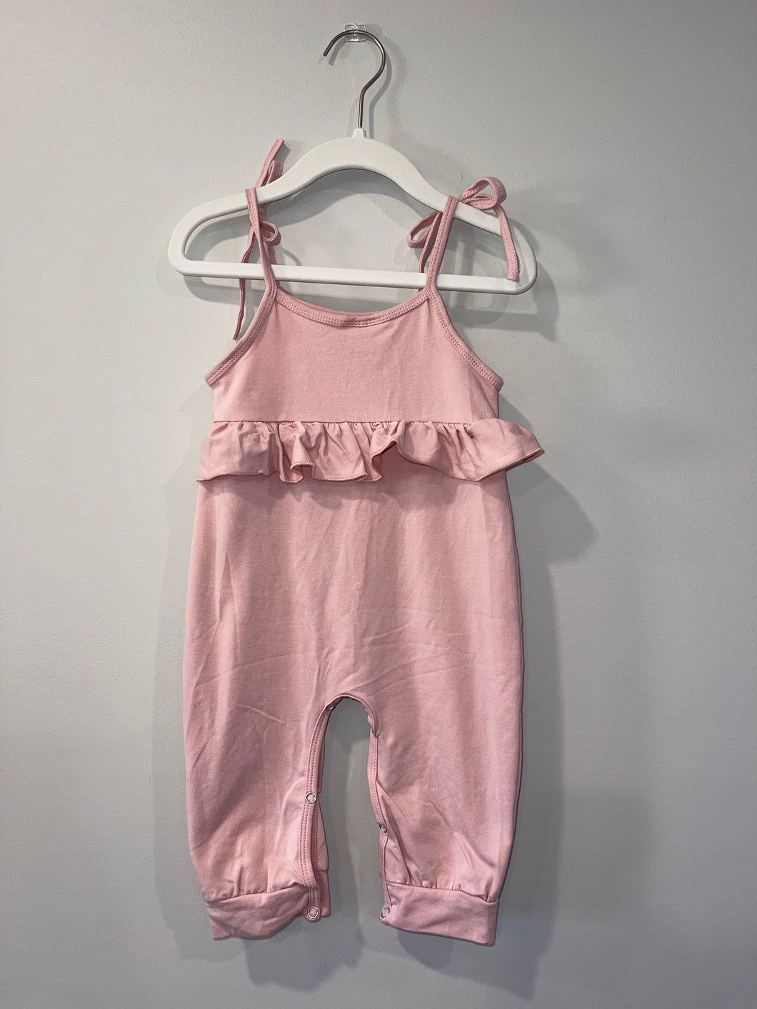 Blush Romper w/ Ruffle