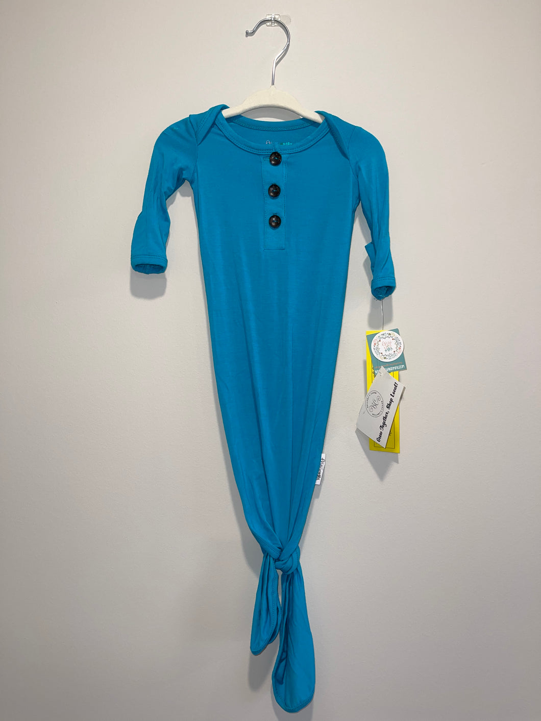 Dark Teal Gigi and Max Knotted Gown