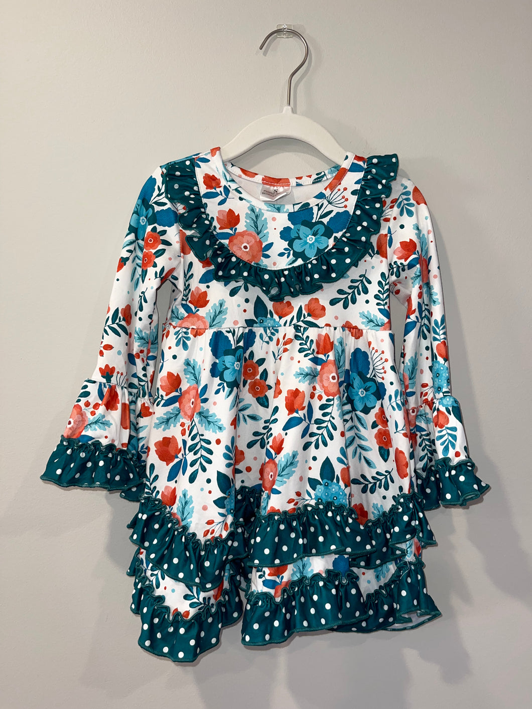 Floral Ruffle Tunic w/ Leggings