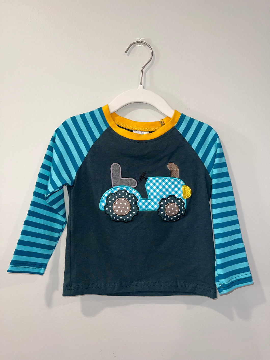 Teal Tractor Shirt