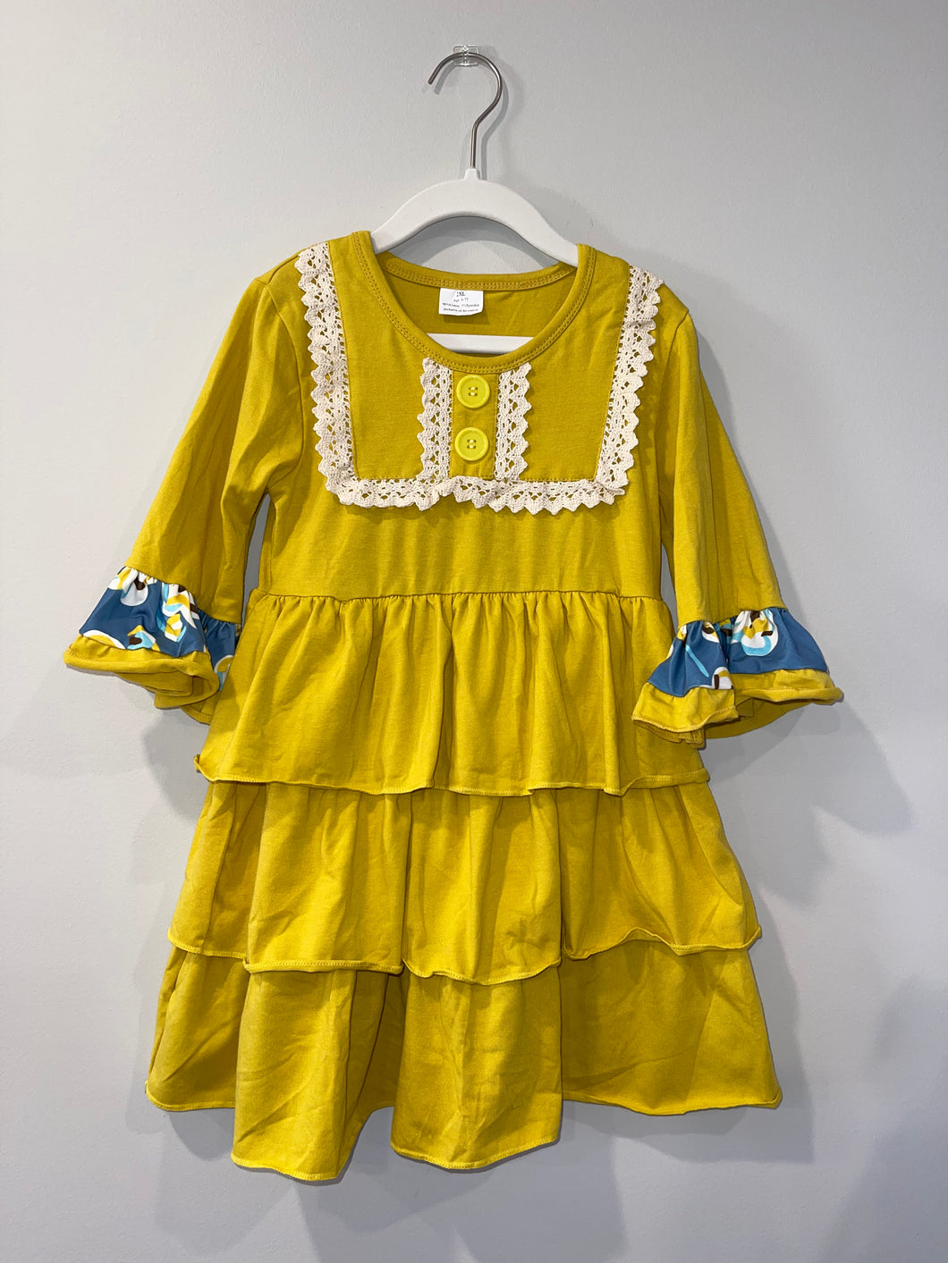 Yellow & Blue Floral Set