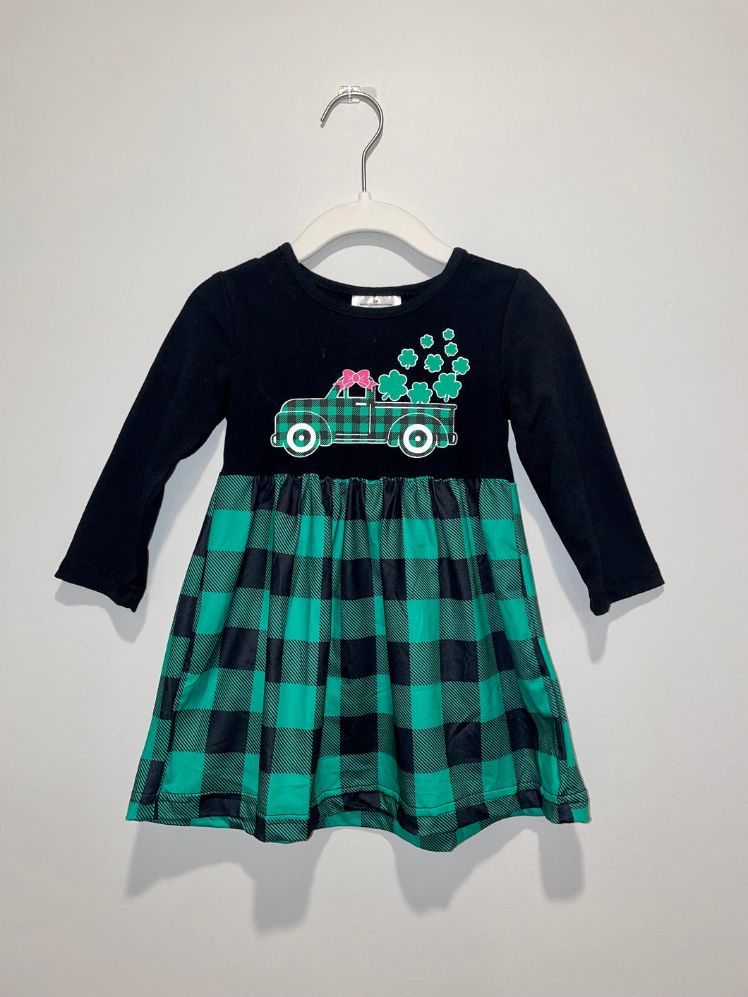 St. Patrick's Day Plaid Dress